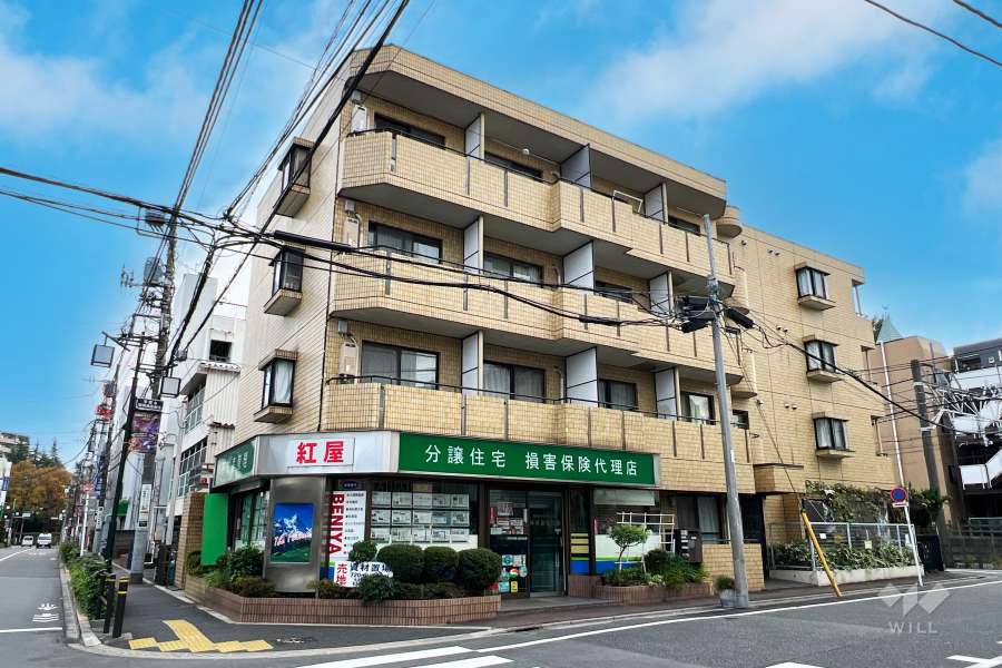 ジョイフル常盤台第3の外観（北西側から）