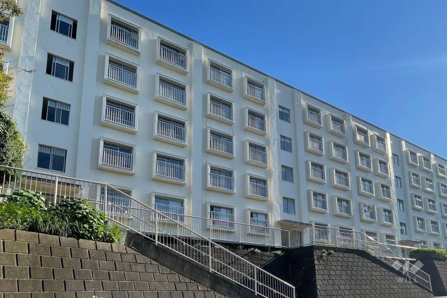 若木住宅２号棟の外観（北西側から）