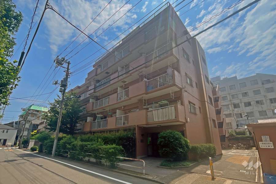 キャニオンマンションあずさわの外観（北東側から）