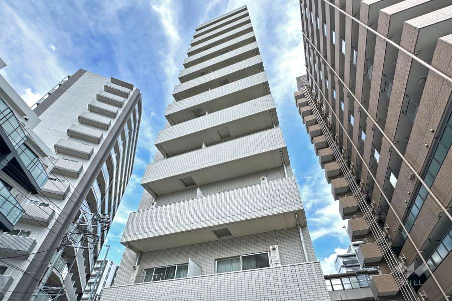 プレールドゥーク板橋本町2の外観（南西側から）