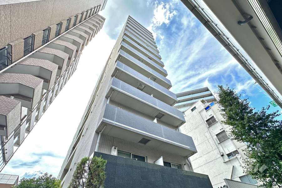 プレールドゥーク板橋本町2の外観（南東側から）