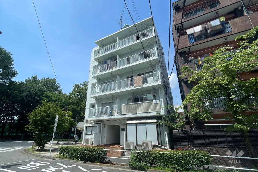 高島平ホワイトコーポラスの外観（南東側から）