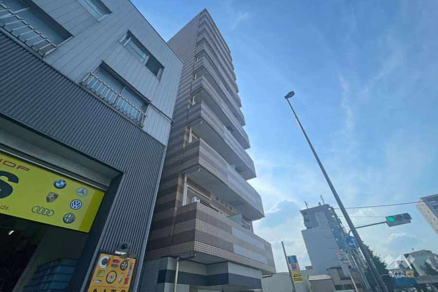 アゼスト板橋２の外観（北東側から）