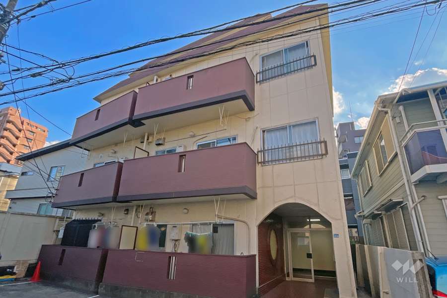 本町マンションの外観（北東側から）