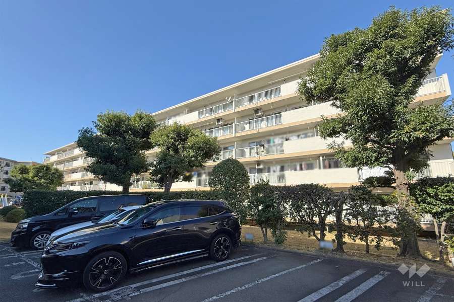前野台住宅3号棟の外観（南東側から）　