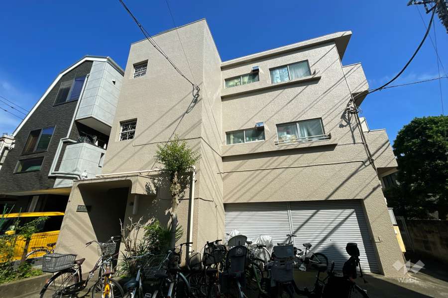 常盤台マンションの外観（北西側から）