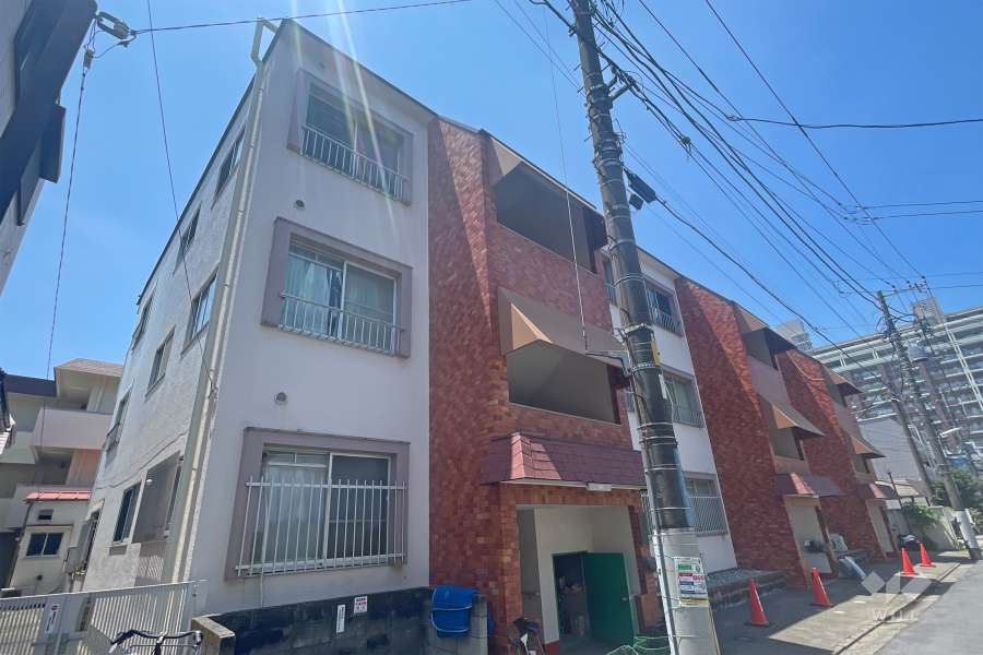 サンシュウ常盤台第三コーポの外観（北東側から）