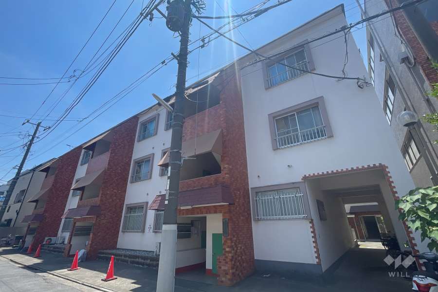 サンシュウ常盤台第三コーポの外観（北西側から）