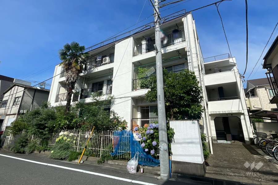 ドエル青渭の外観（北東側から）