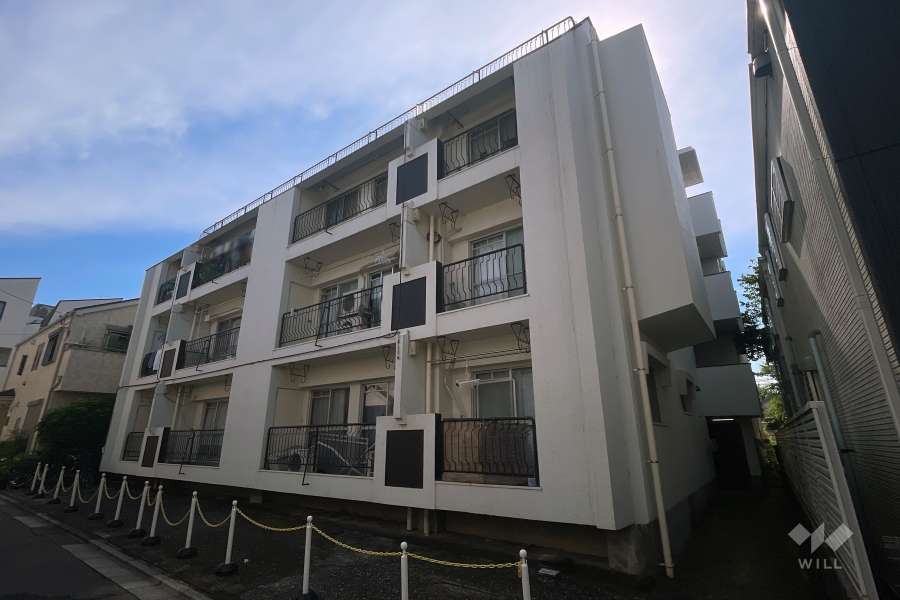 ドエル青渭の外観（南西側から）