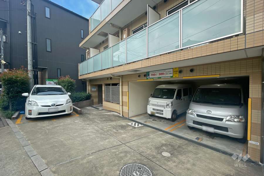 敷地内のコインパーキング