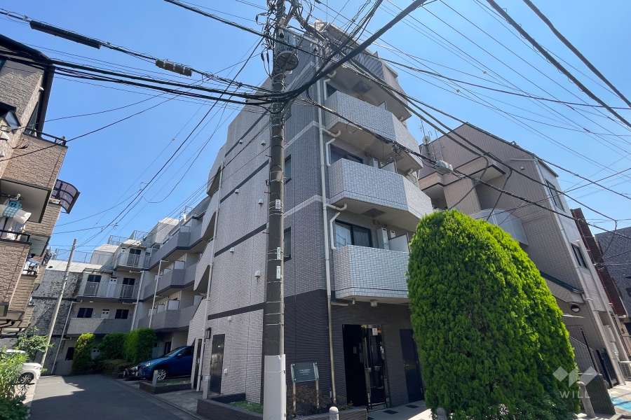 ル・リオン板橋プレミアムコートの外観（北東側から）