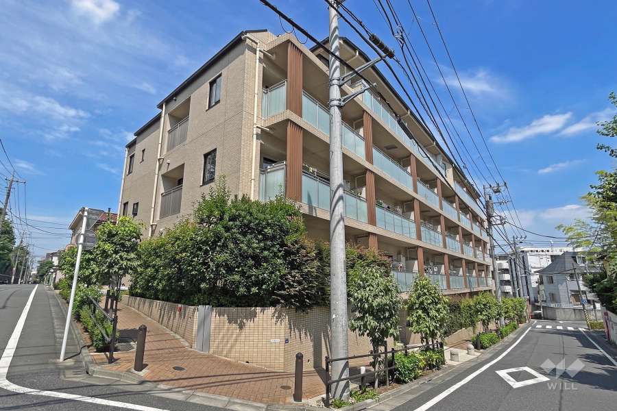 コージーコート徳丸ガーデンの外観（南西側から）