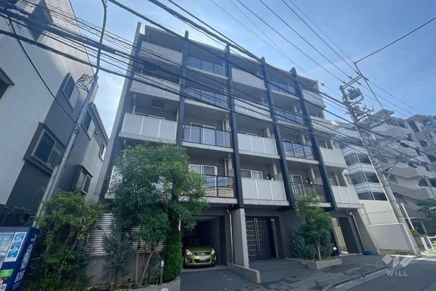 ブランノアール東武練馬の外観（北西側から）