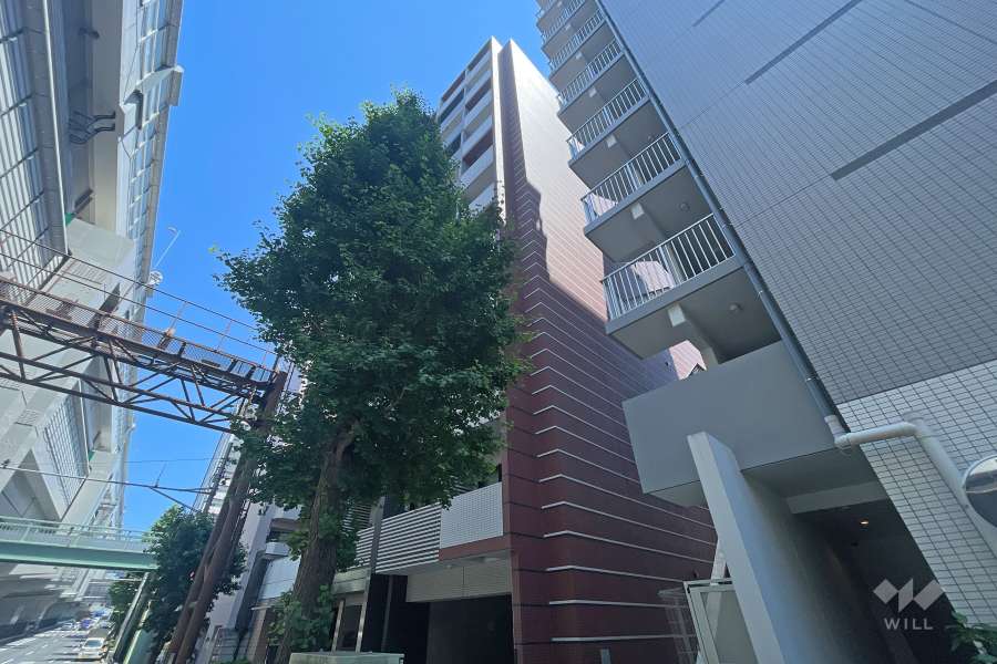 プレールドゥーク下板橋の外観（南西側から）