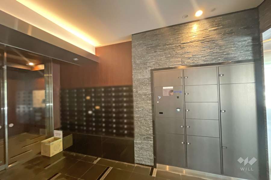 共用ポストと宅配ボックス