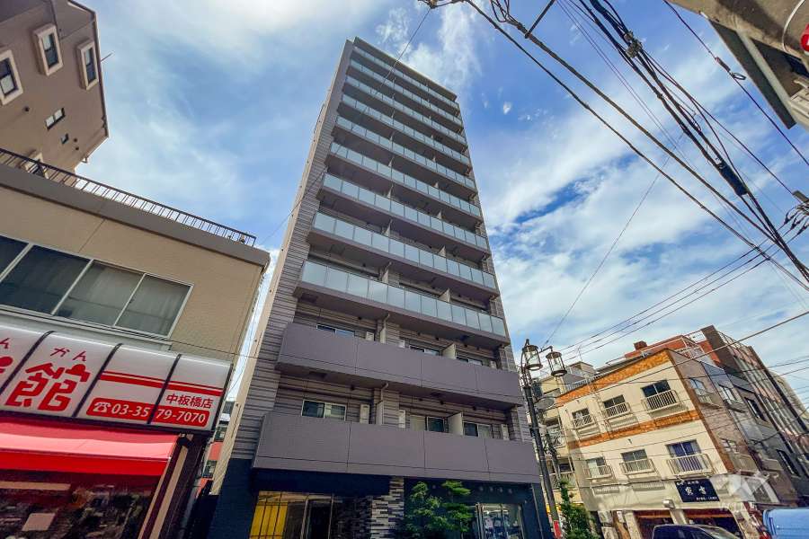 ベルシード中板橋の外観（南東側から）