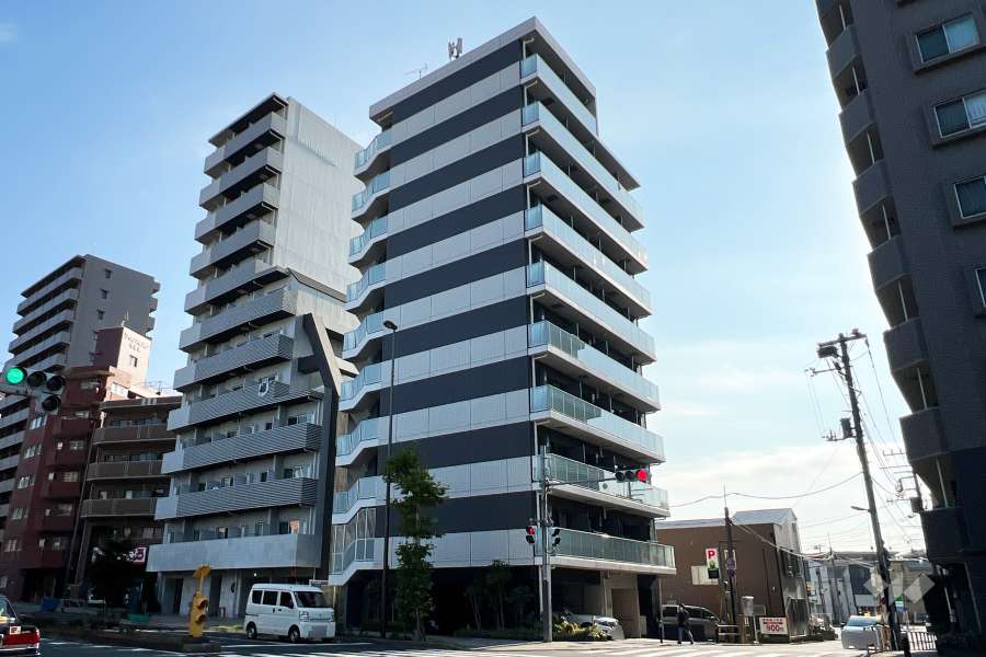 ラフィスタ中板橋の外観（東側から）