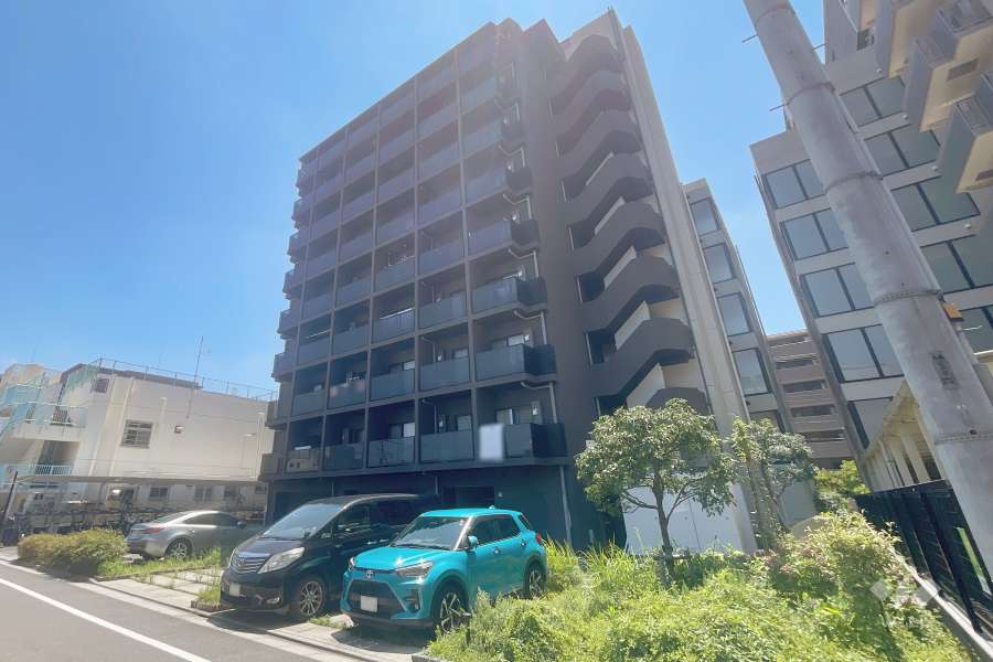 ジェノヴィア板橋ウエストグリーンヴェールの外観（北西側から）