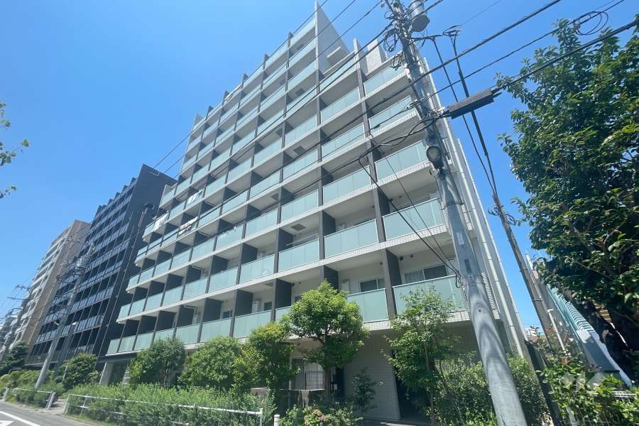 ジェノヴィア板橋ウエストグリーンヴェールの外観（南東側から）