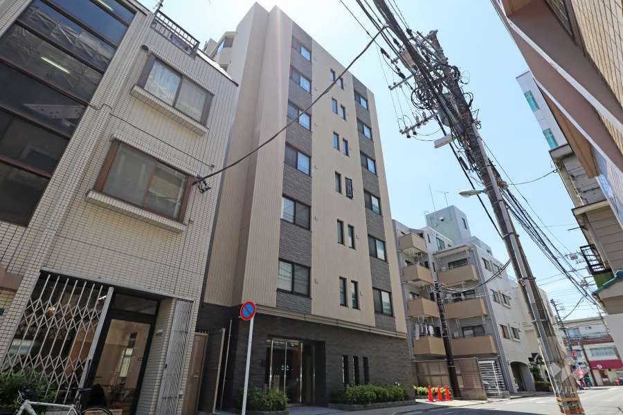 オープンレジデンシア板橋の外観（北東側から）