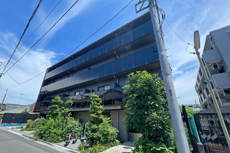 スパシエチェント成増の外観（南西側から）