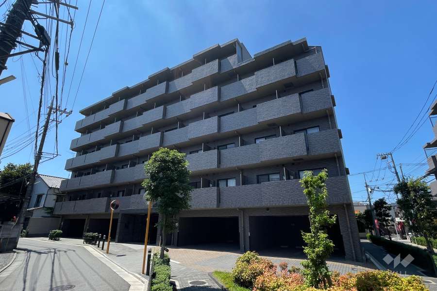 ルーブル板橋泉町壱番館の外観（南東側から）