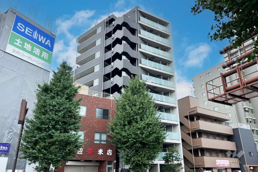 クレヴィスタ板橋ときわ台の外観（東側から）