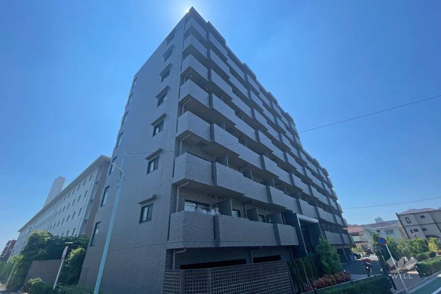 ルーブル高島平の外観（北西側から）