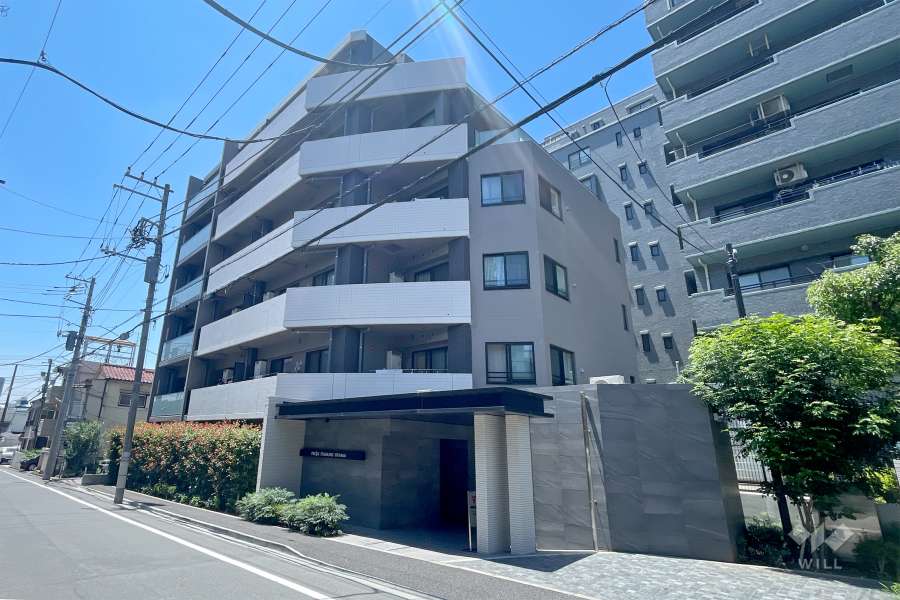 プレシス板橋大山の外観（北東側から）