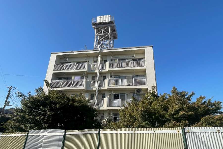 若木住宅１号棟の外観（南東側から）