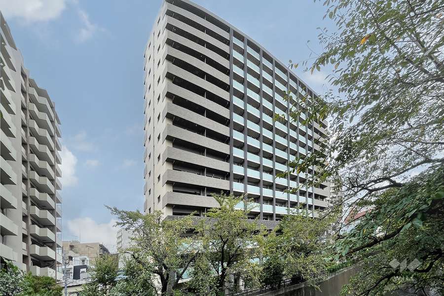 イニシア板橋桜レジデンスの外観（南西側から）