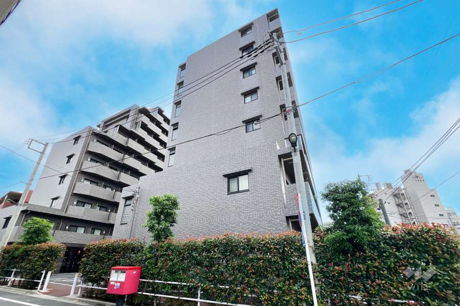 ルーブル板橋東新町壱番館の外観（北側から）