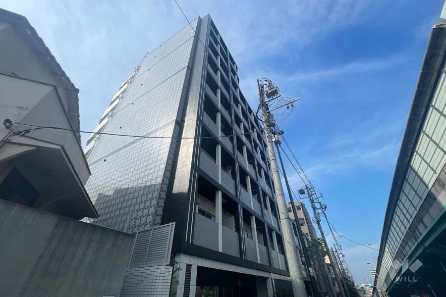 ステージグランデときわ台アジールコートの外観（南西側から）