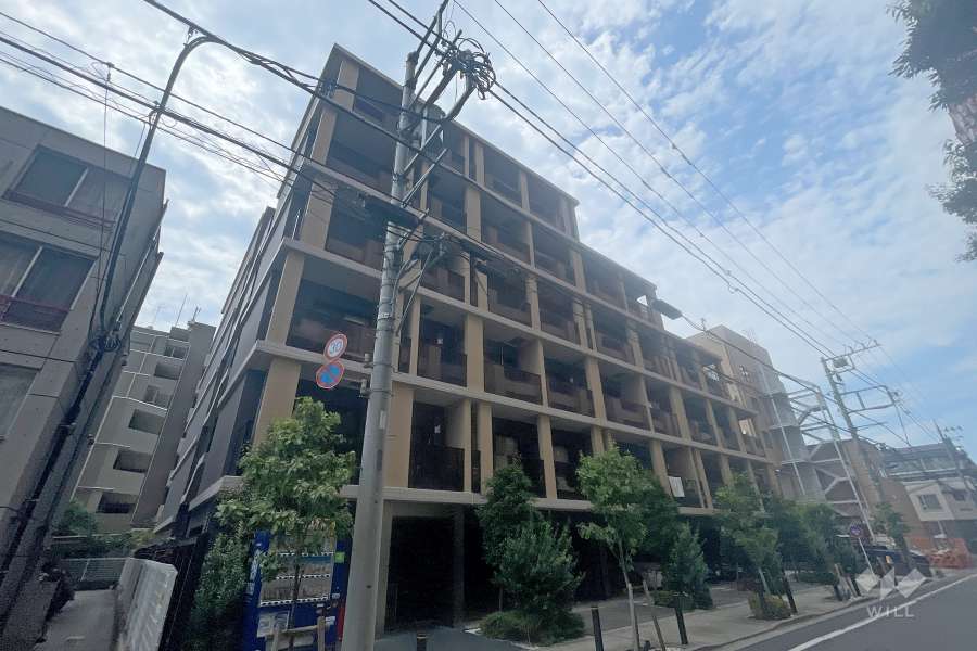 ベルシード志村坂上の外観（南東側から）