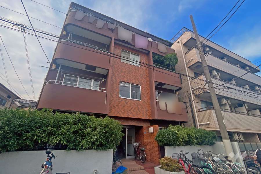 住建第３ハイプレースの外観（南西側から）