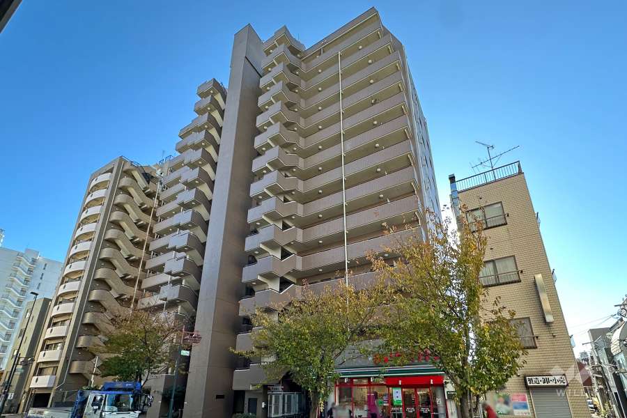 東急ドエルアルス西巣鴨の外観（北東側から）