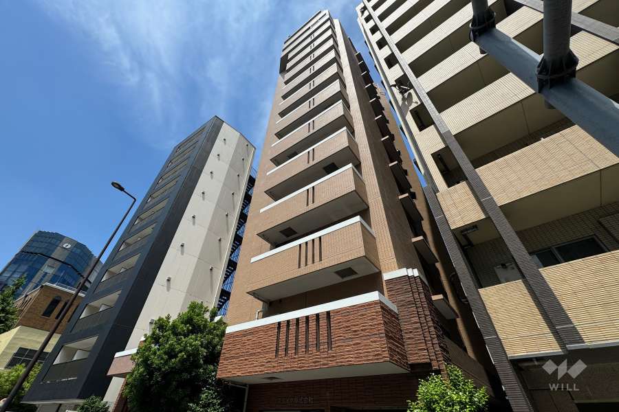 クリオ王子神谷弐番館の外観（南西側から）