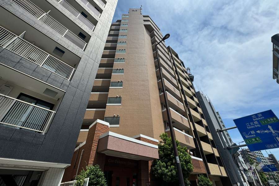 クリオ王子神谷弐番館の外観（北西側から）