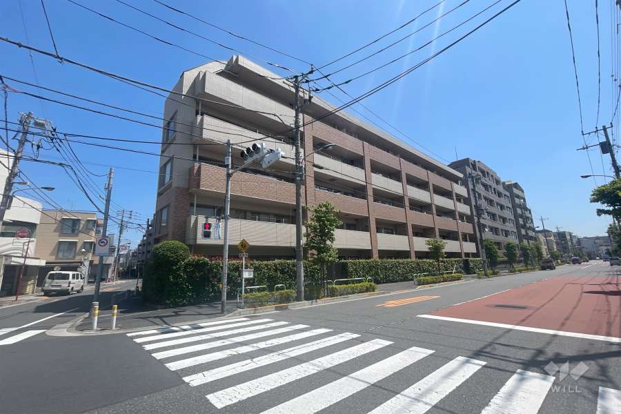 クレアホームズ王子神谷の外観（南西側から）