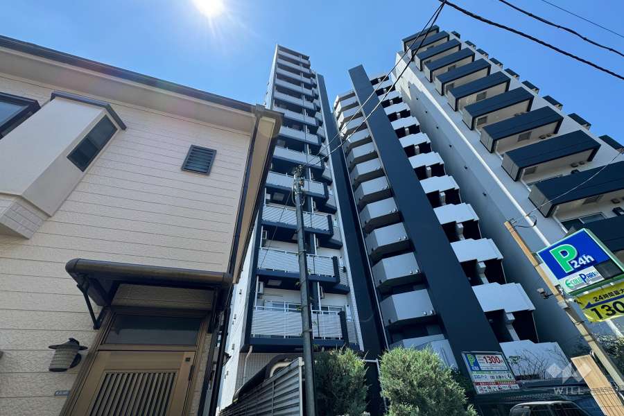 スパシエエルヴィエントアース板橋タワーの外観（北東側から）