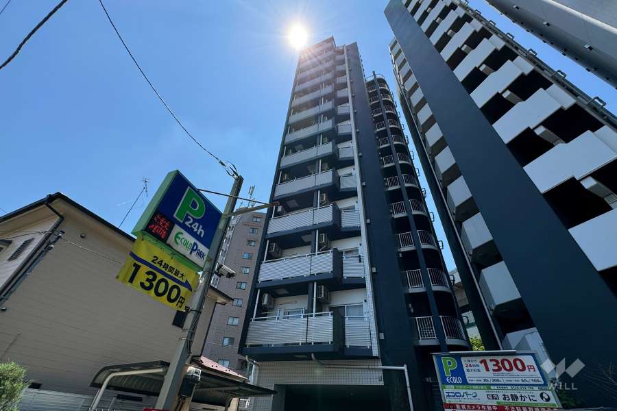 スパシエエルヴィエントアース板橋タワーの外観（北西側から）