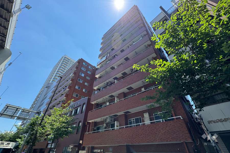 トーア滝野川マンションの外観（北側から）.