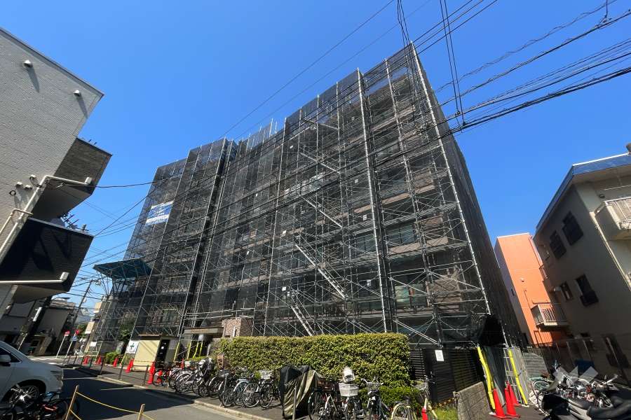 ライオンズマンション王子第7の外観（北東側から）