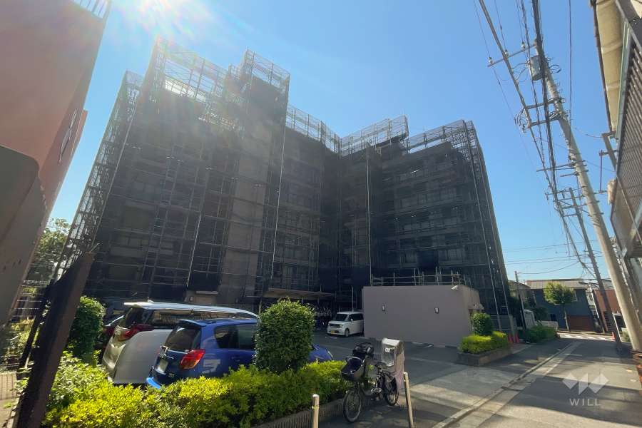 ライオンズマンション王子第7の外観（北西側から）