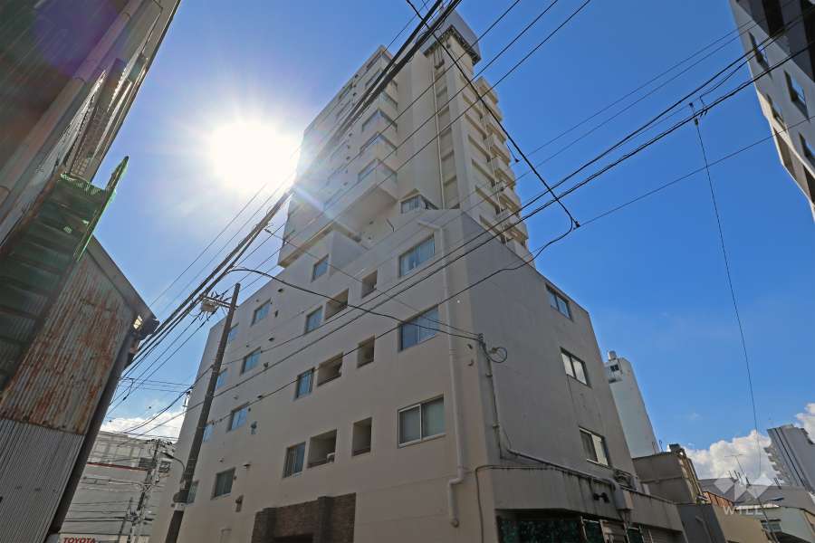 ライオンズマンション尾久第3の外観（北東側から）