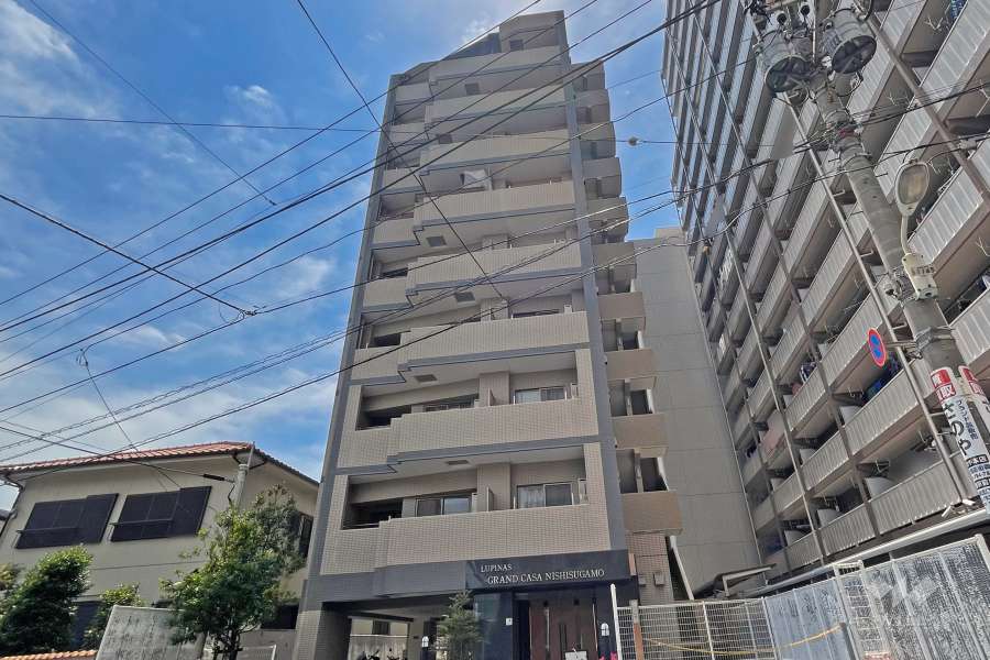 ルピナスグランドカーサ西巣鴨の外観（北西側から）