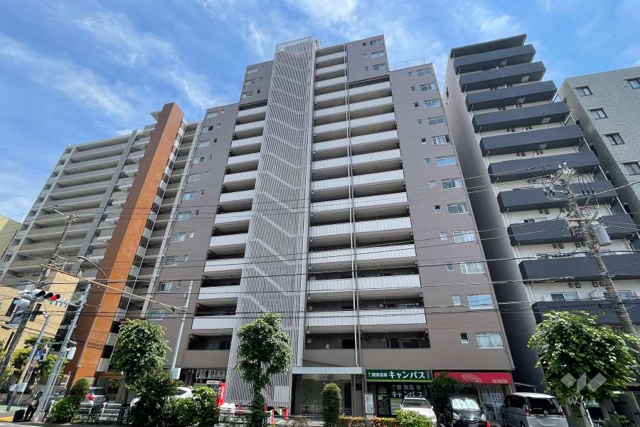 滝野川永谷マンションの外観（北西側から）