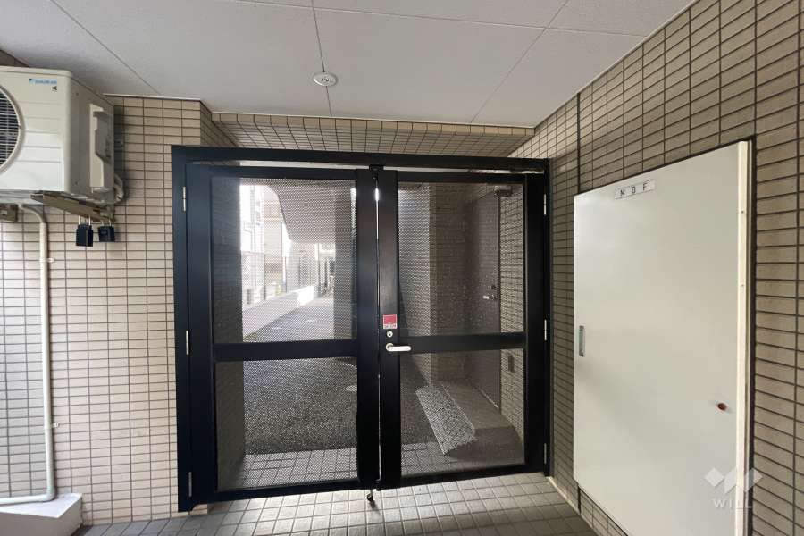 駐輪場の出入り口