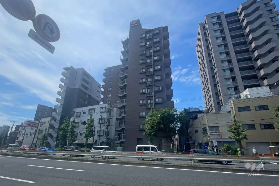 ドラゴンマンション赤羽壱番館の外観（北側から）　